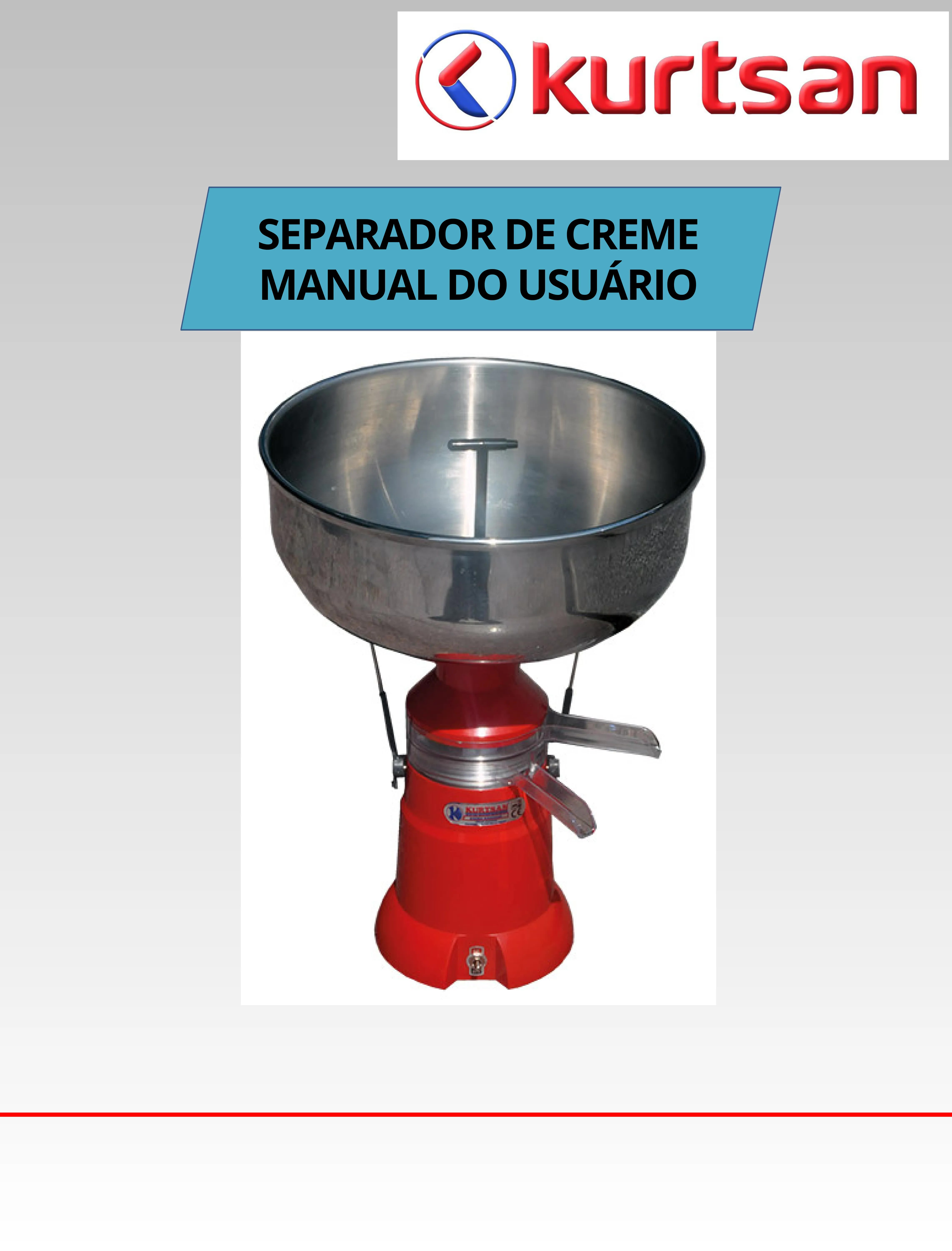Separador de Creme Kurtsan